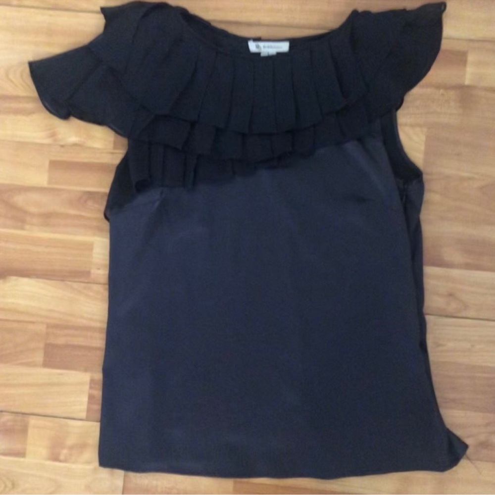 Bcbgeneration Satin Ruffled Blouse - image 1